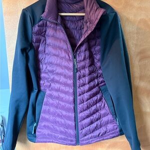 32 Degrees Women's Plum and Black Puffer Jacket